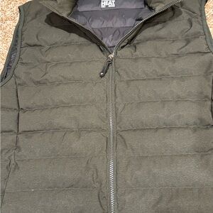 32 Degrees Dark Green Quilted Puffer Vest